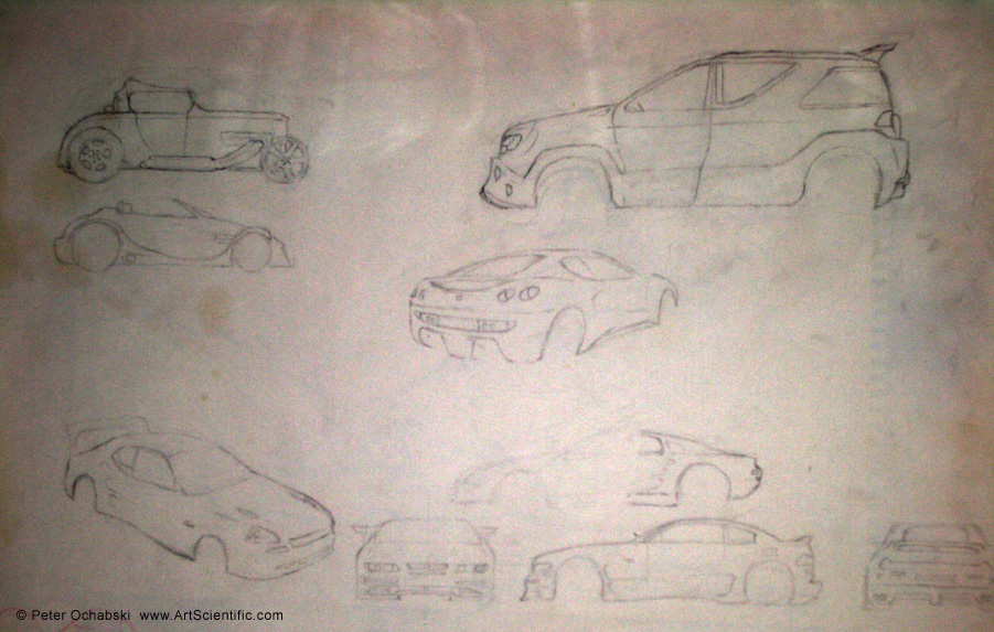 concept cars sketches