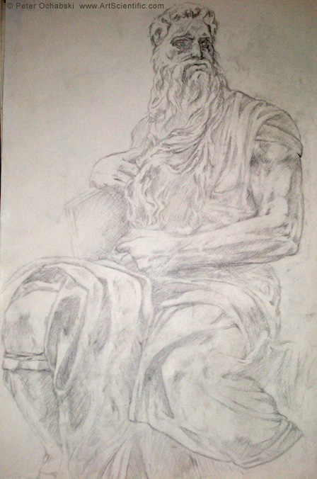 figure study pencil sketch