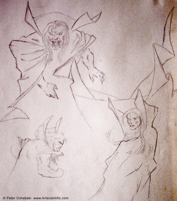sketch of vampyres