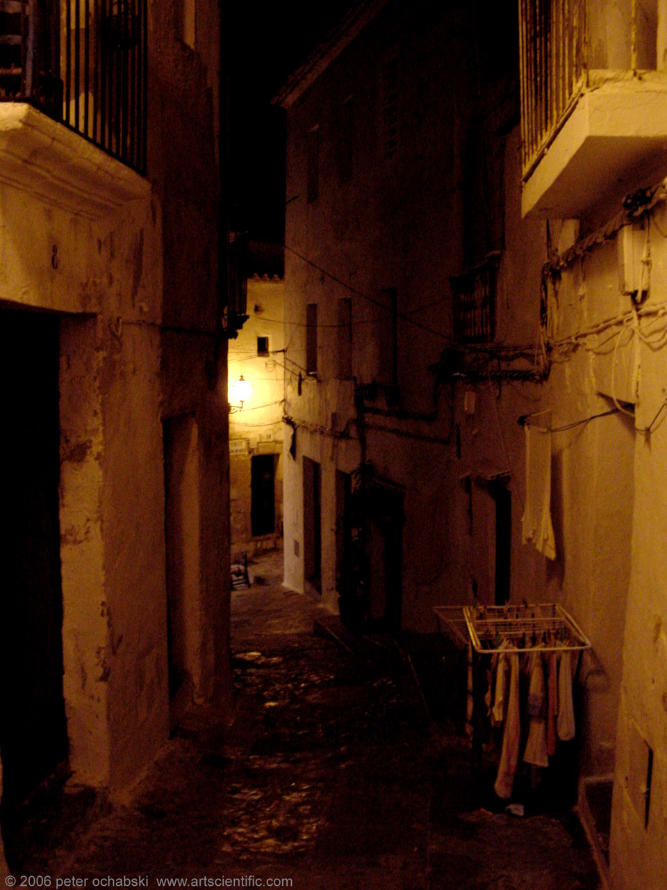 dark spanish ibiza alley