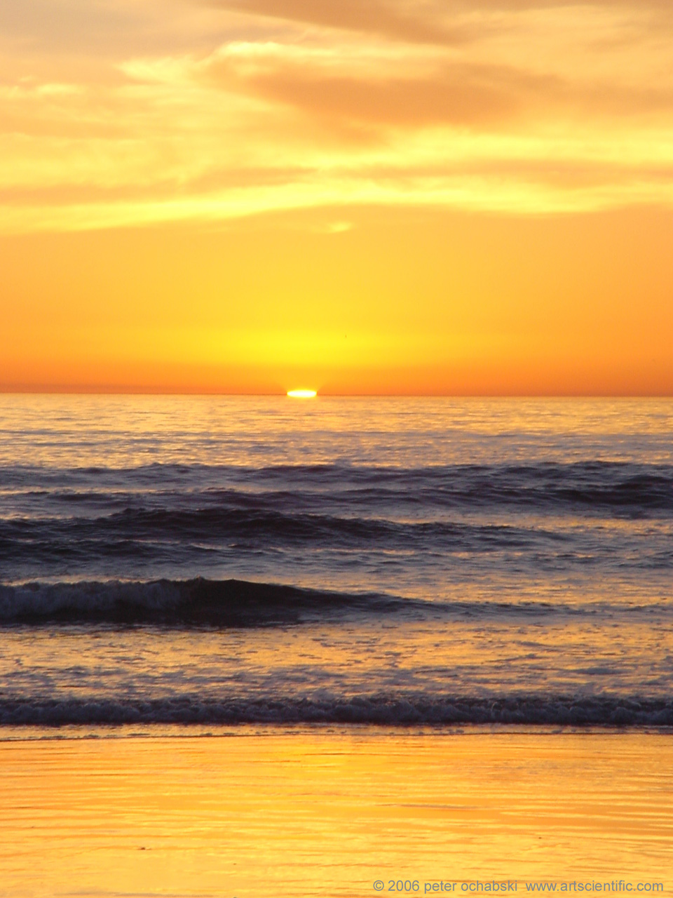del mar beach sunset